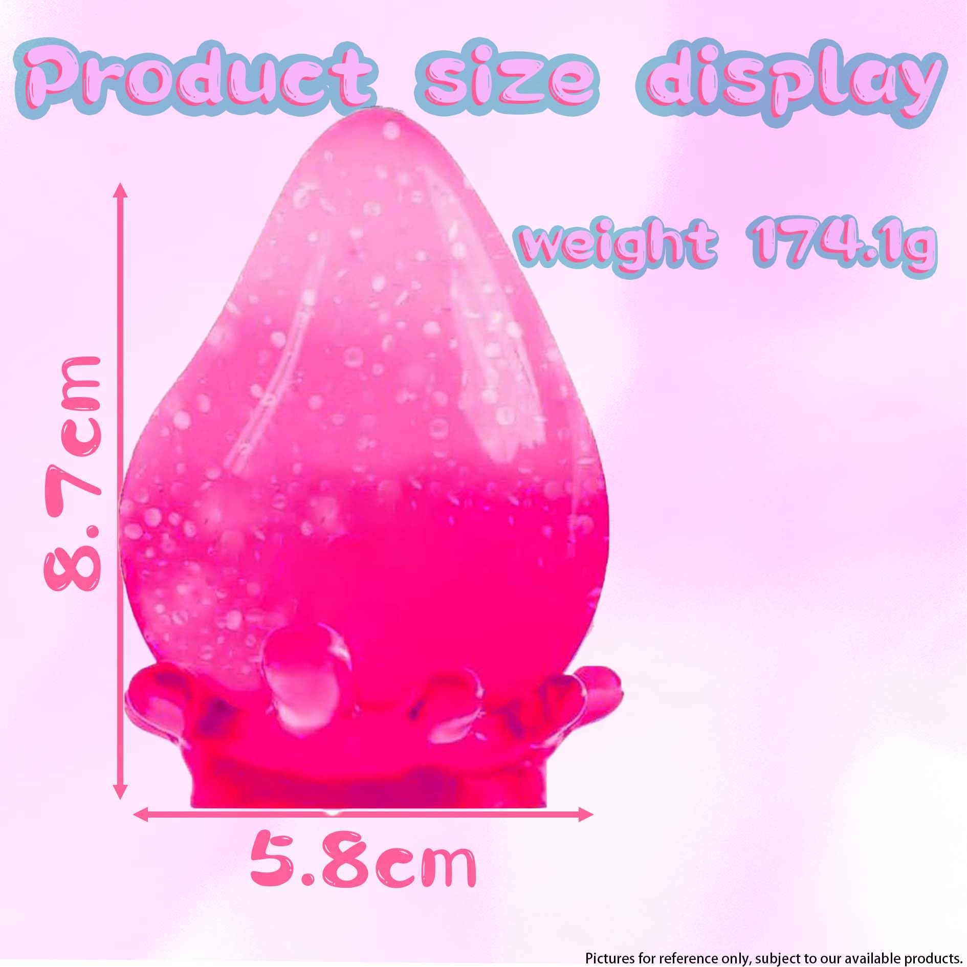Wazibo Dream Squishy Drop pink stress ball for sensory play