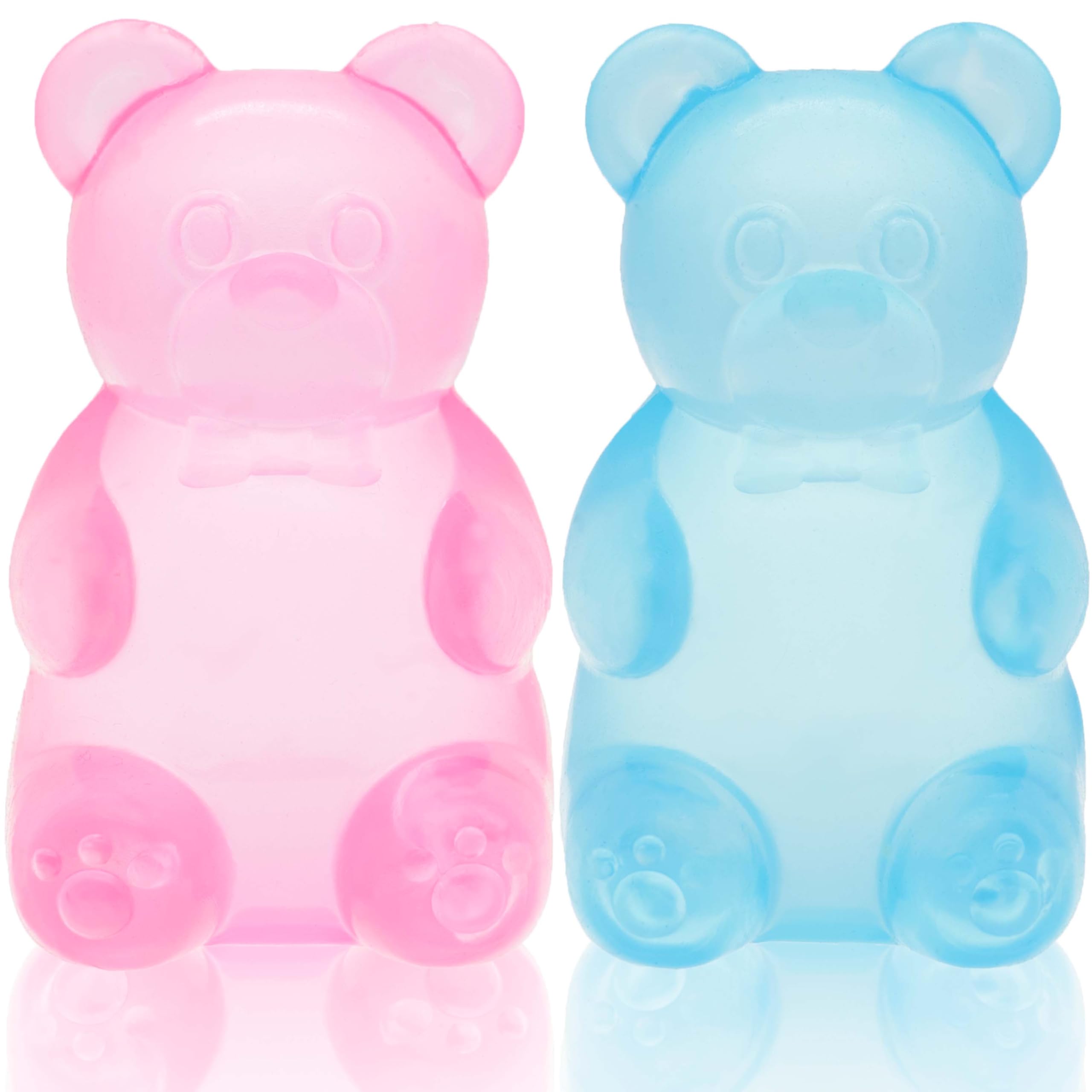 Wazibo Stress Bear red squishy ball for tactile relief and focus.
