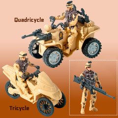 Wbzle army pistols offering safe pretend-fire play and role-play.