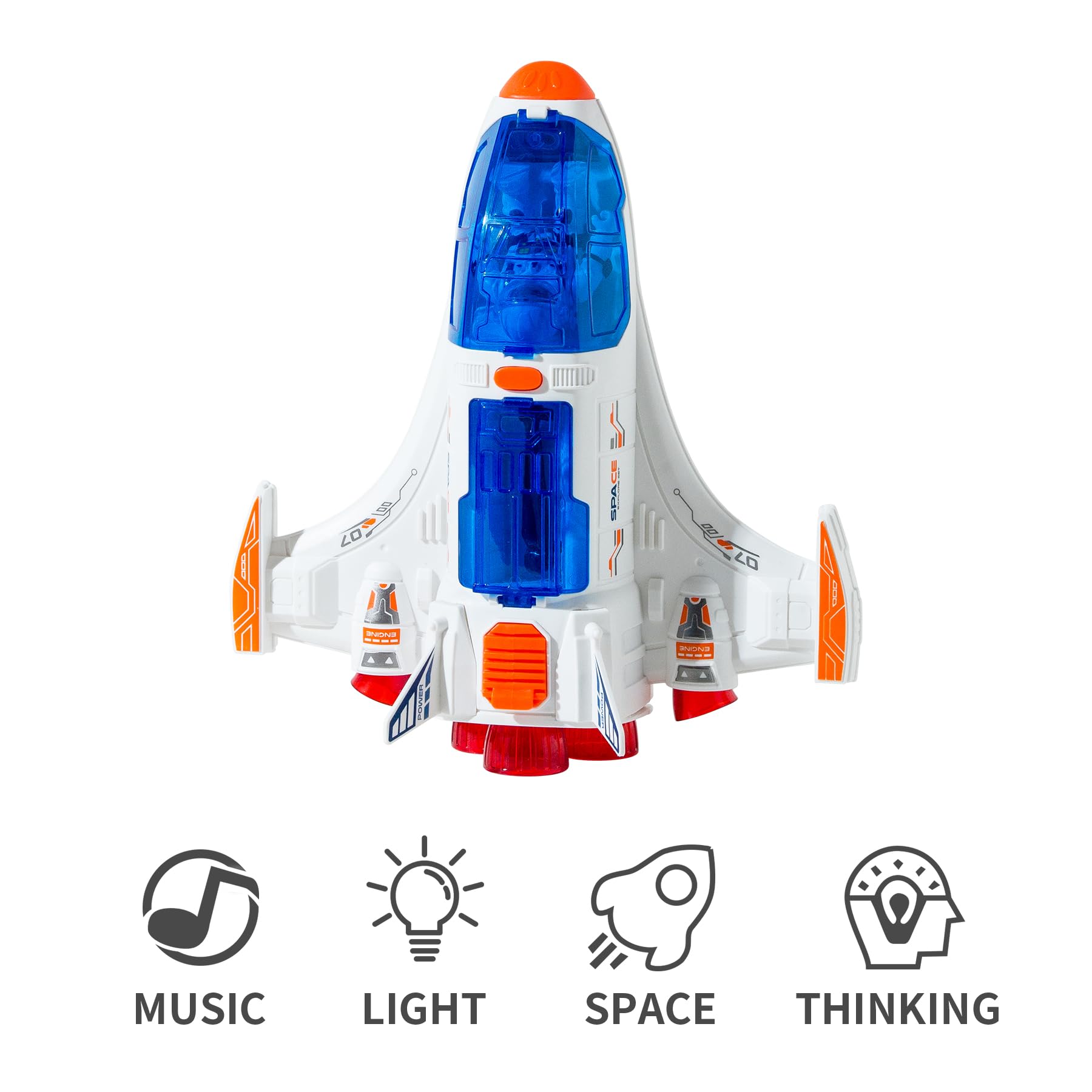 Wbzle Space Toy Water-Jug for engaging spray effects.