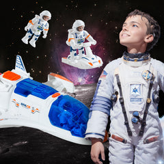 Wbzle Spaceship Shuttle Toy durable ABS plastic design.