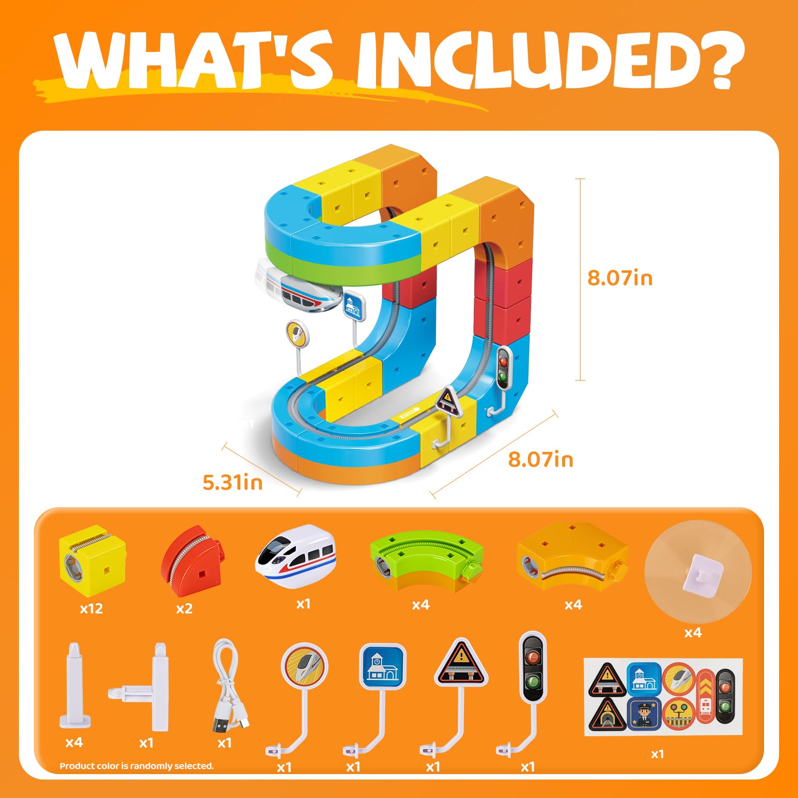 Wdebay Klick Rail educational toy stimulates curiosity and collaborative learning.