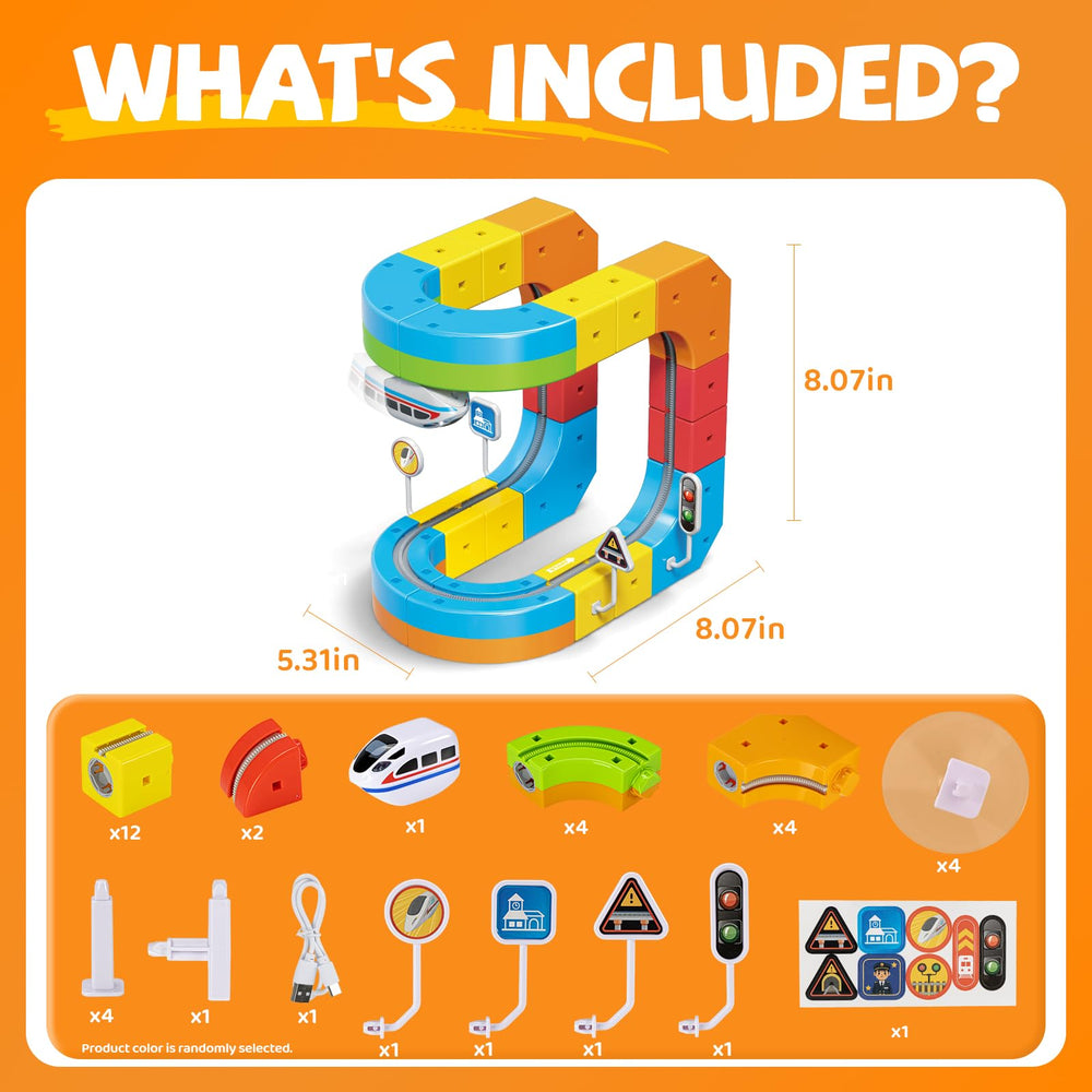 Wdebay Klick Rail educational toy stimulates curiosity and collaborative learning.