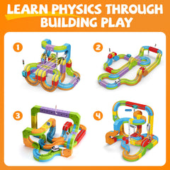 Wdebay Klick Rail track supports STEM learning through hands-on building and experimentation.