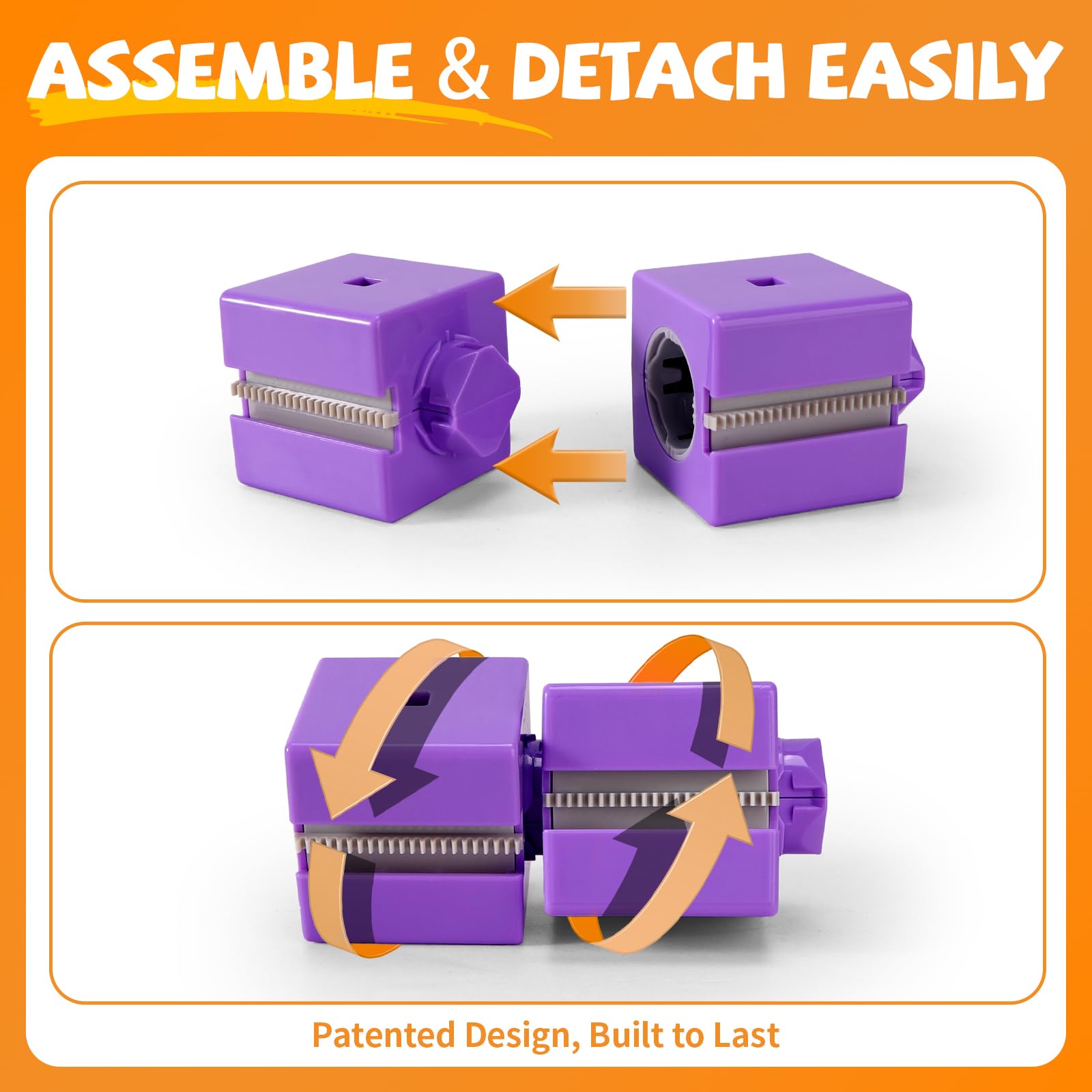 Wdebay klick Rail is BPA-free and designed for safe, kid-friendly play sessions.