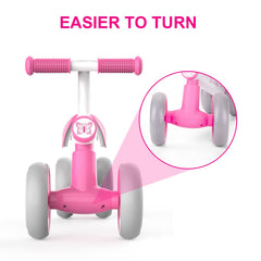Wdmiya Balance Bike lightweight frame supports effortless handling for parents and children