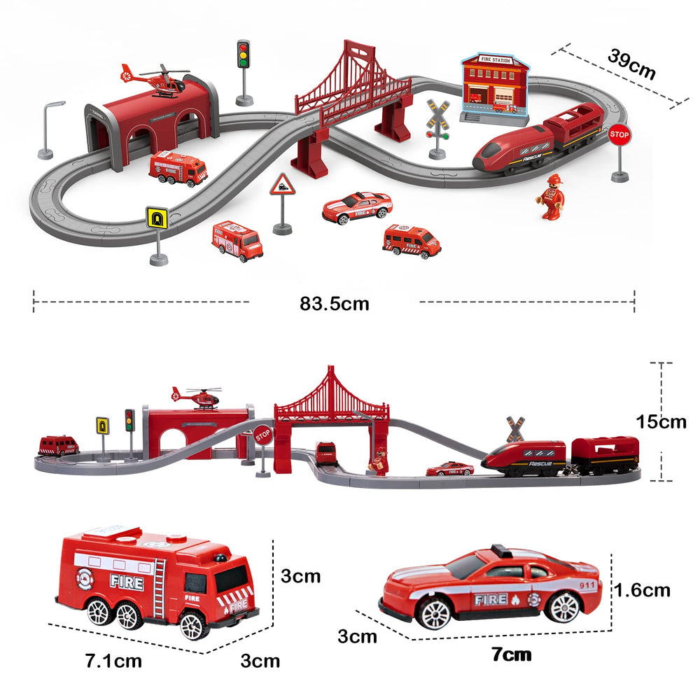 Wdmiya figure-eight track layout helps teach sequencing and spatial planning.