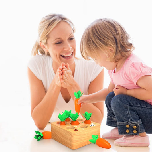 Wdmiya Montessoritoys seven carrots design promotes tactile exploration