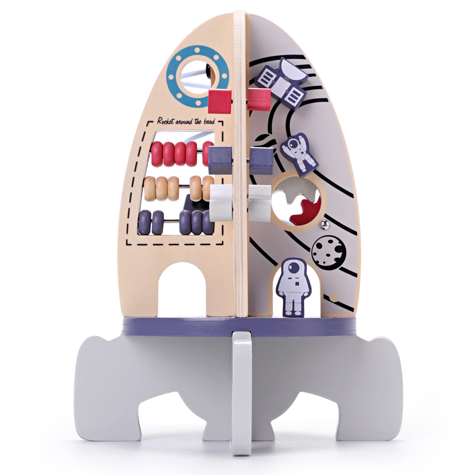 Wdmiya Space Rocket Activity Cube gift-ready packaging for birthdays.