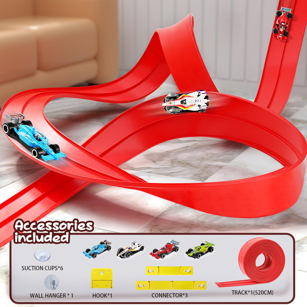 Wdmiya track suction cups secure to a window or table
