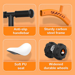 Wdmiya Tiger balance bike light weight design enables quick setup