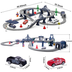 Wdmiya police car adds role-play and city scenery to train adventures