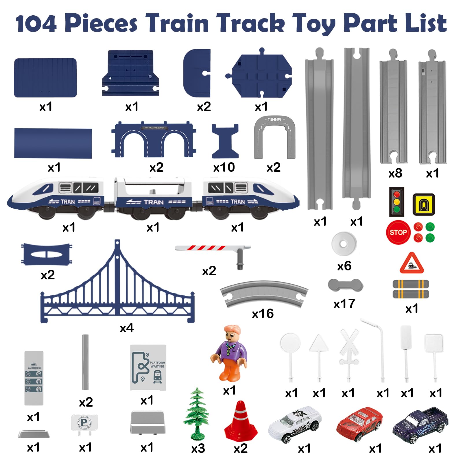Wdmiya track loop displays a classic eight layout for continuous motorized fun