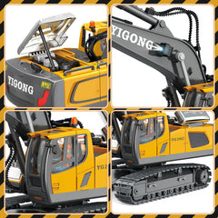 Wdsexual RC bulldozer showcases robust build for outdoor use.