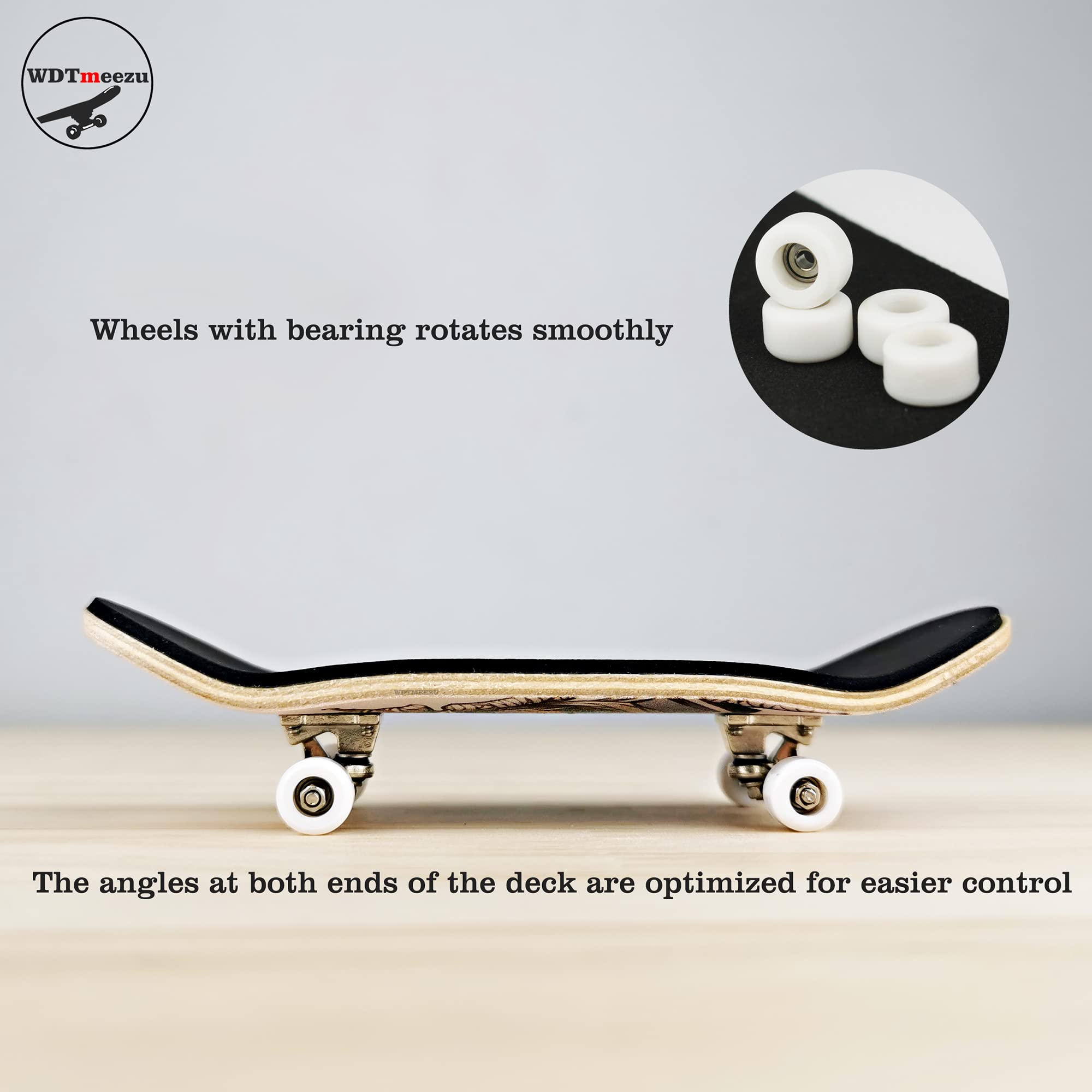 WDTMEEZU assembly tools aid at-home finger skate setup.