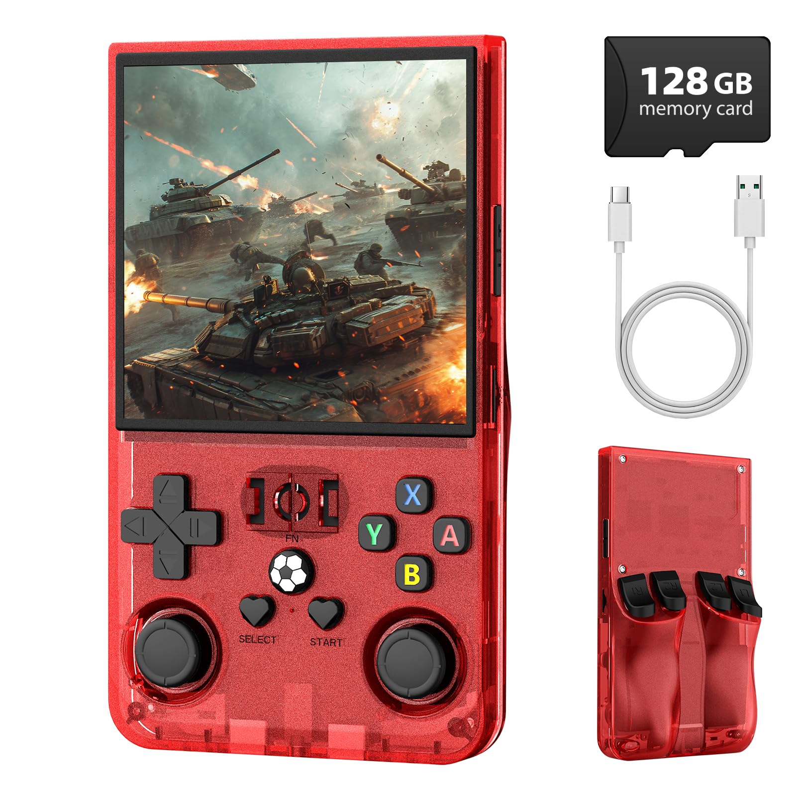 WDYQJE R36MAX with a 4-inch IPS screen for crisp retro visuals on the go.