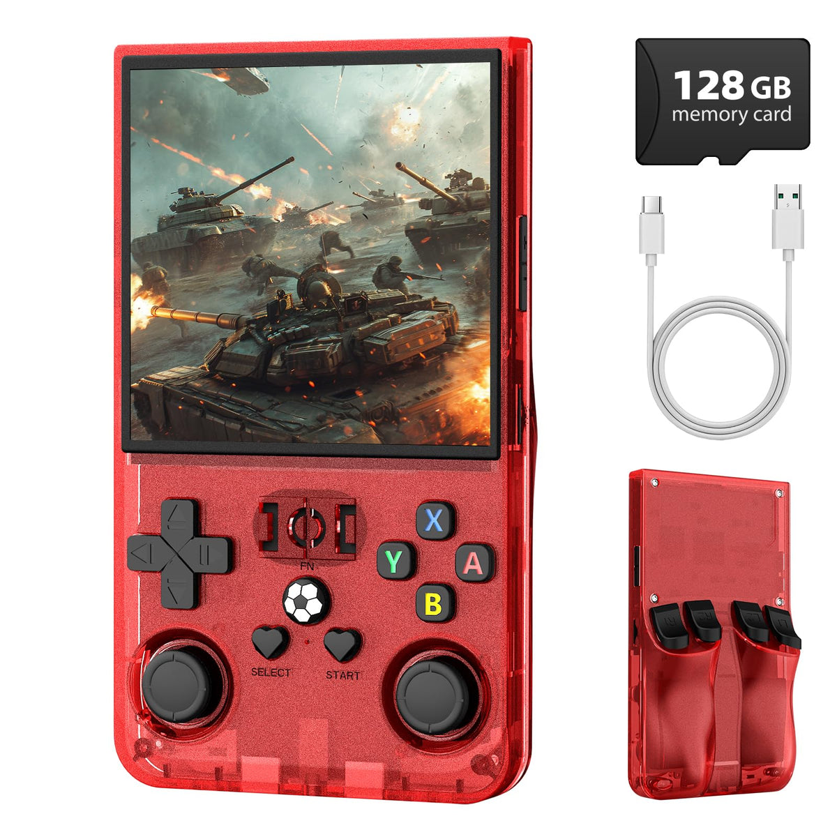 WDYQJE R36MAX with a 4-inch IPS screen for crisp retro visuals on the go.