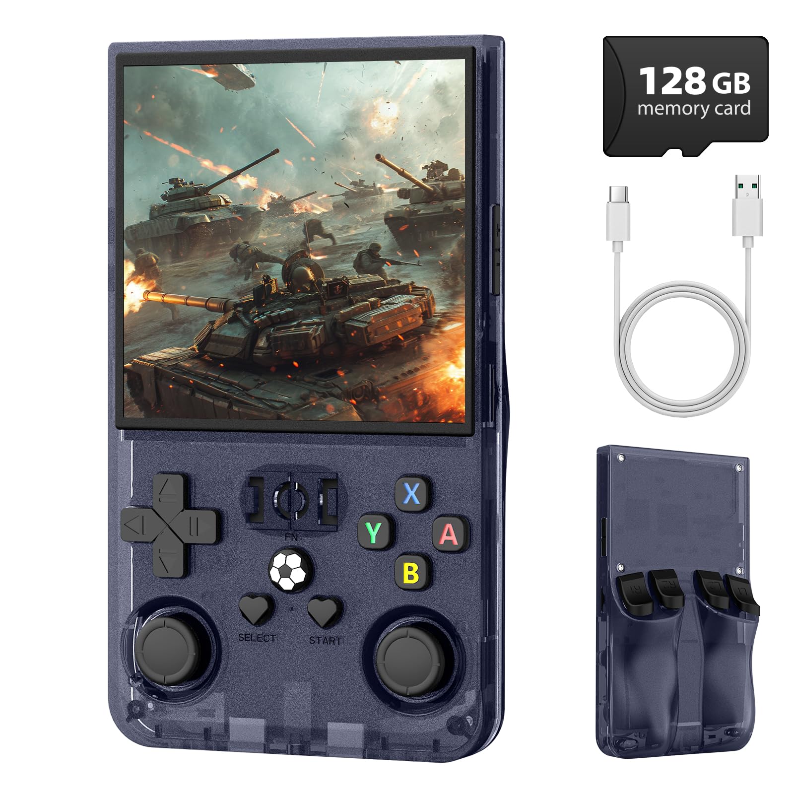 WDYQJE R36MAX with a 4 inch IPS screen for crisp retro visuals on the go.