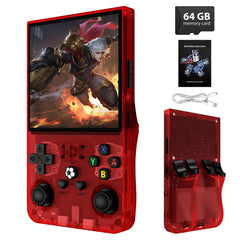 WDYQJE R36MAX front view highlights compact, portable retro gaming on the go.