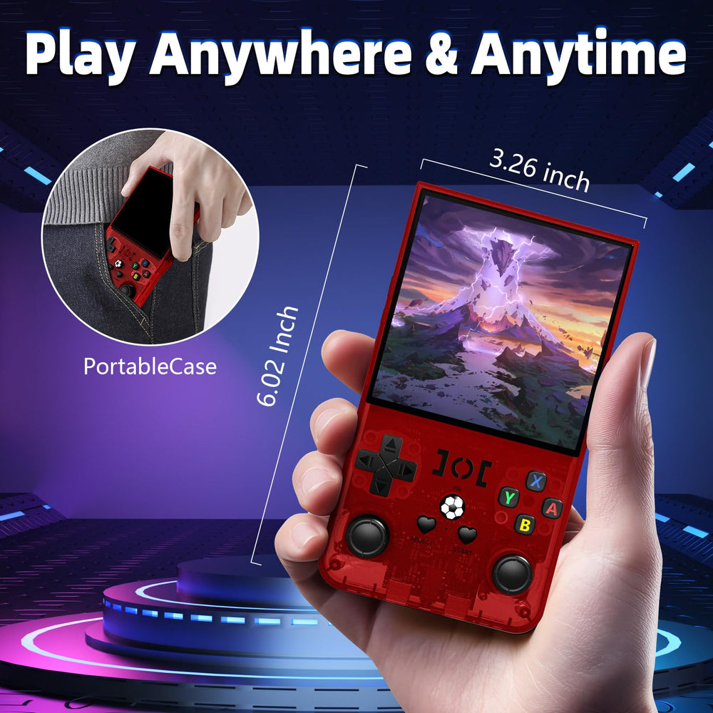 WDYQJE R36MAX 3.5mm jack enables private listening with headphones.