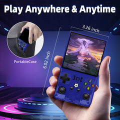WDYQJE R36MAX retro game library with expandable TF card for growth.