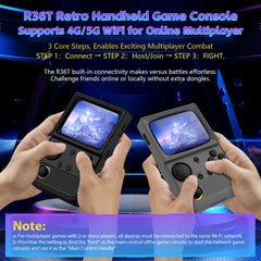 WDYQJE R36T online multiplayer via Wi Fi expands casual battles.