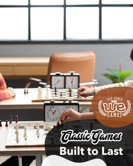 WE Games easy-clean durable board ensures lasting gameplay sessions