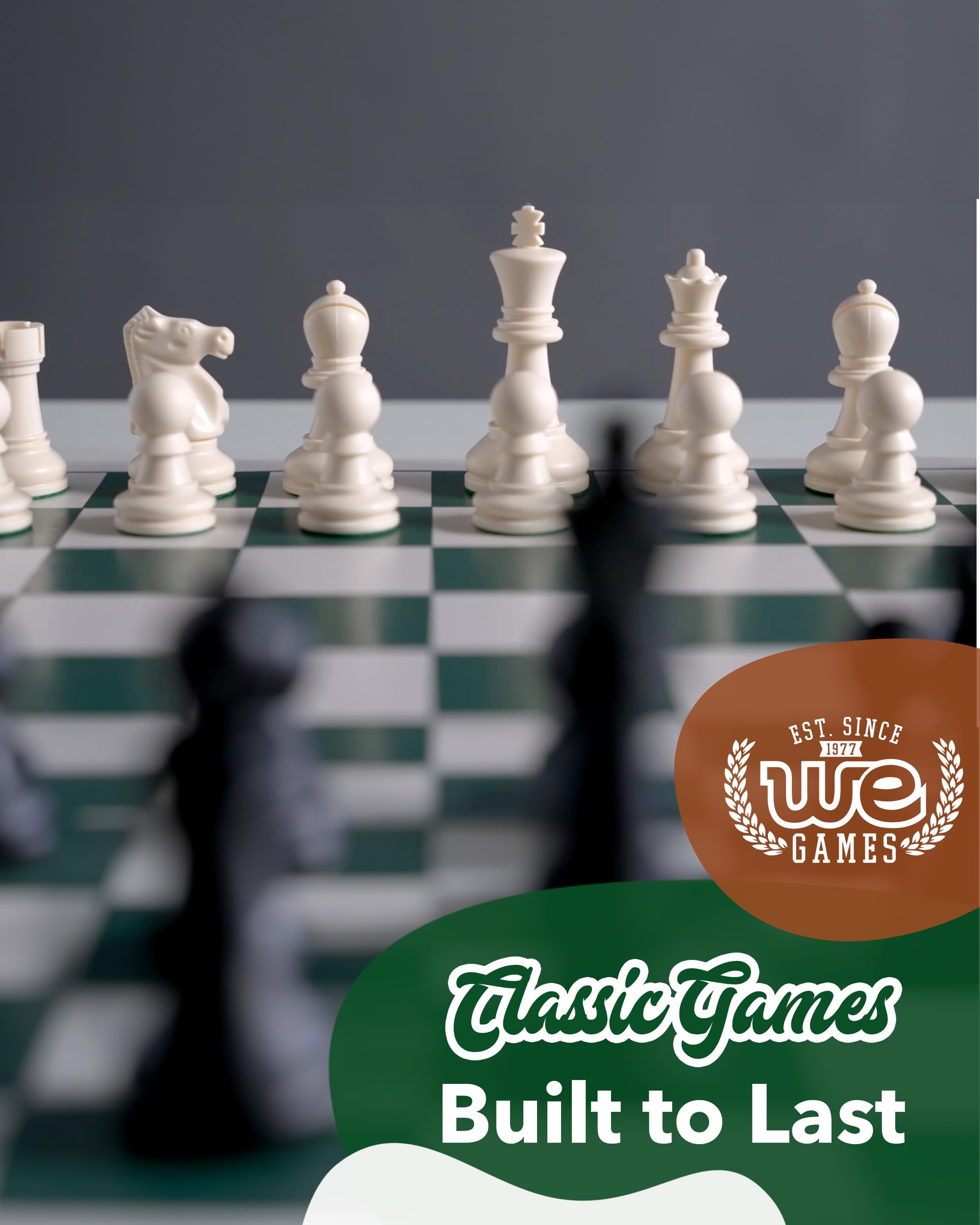 WE Games heritage brand since 1977 delivering quality board games