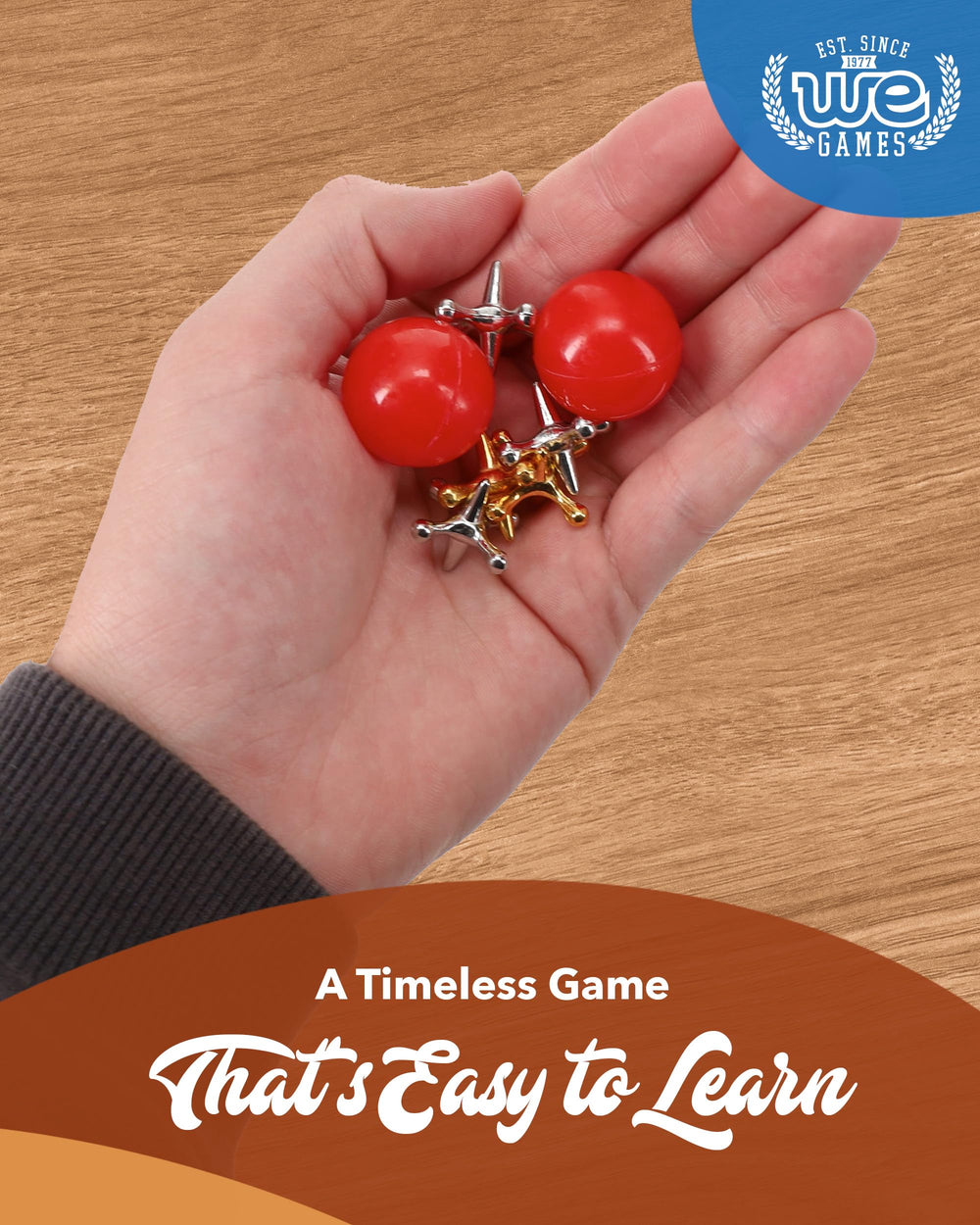 WE Games travel-friendly game set ready for vacations and road trips.