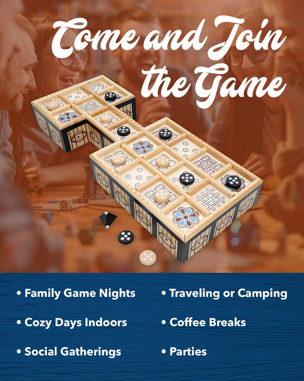 WE Games UR two-player setup for quick matches.