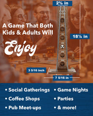 WE Games Shoot the Moon adults game night ready for friends and family gatherings