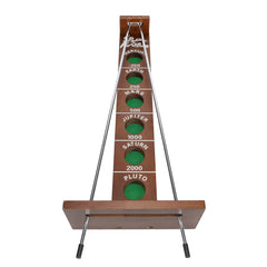 WE Games Shoot The Moon rails and ball, sturdy metal components for extended play.