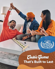 WE Games Shoot The Moon table-top action showcases durable design in use.