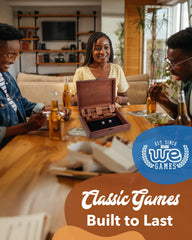 WE Games Shut-The-Box brings family and friends together for game night.