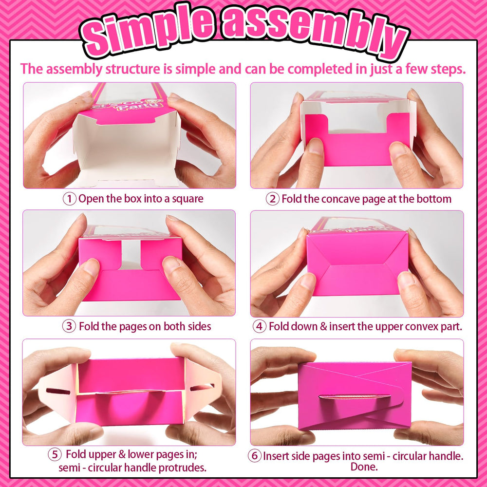 We1stdsee 132pcs gift boxes with transparent fronts.