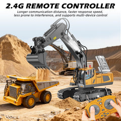 Reinforced alloy bucket enabling authentic digging and loading movements