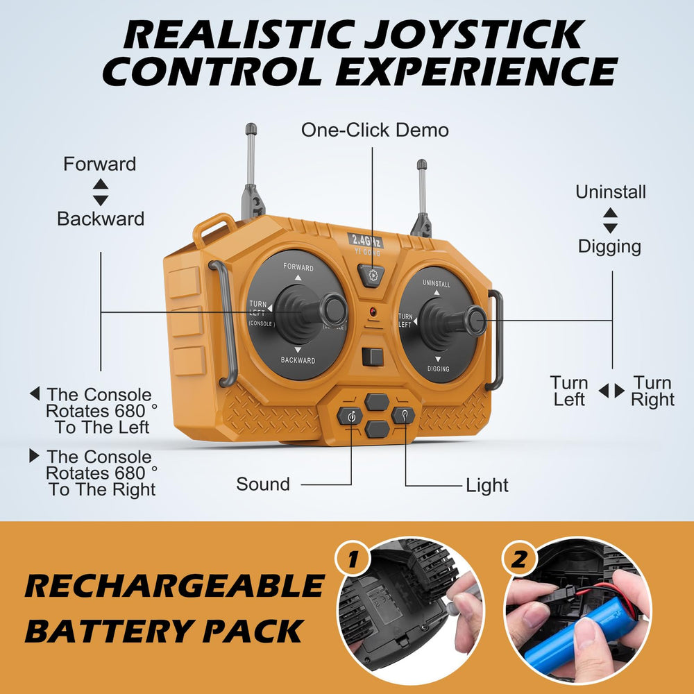 2.4GHz WEACFUS remote delivers smooth multi-direction control for kids