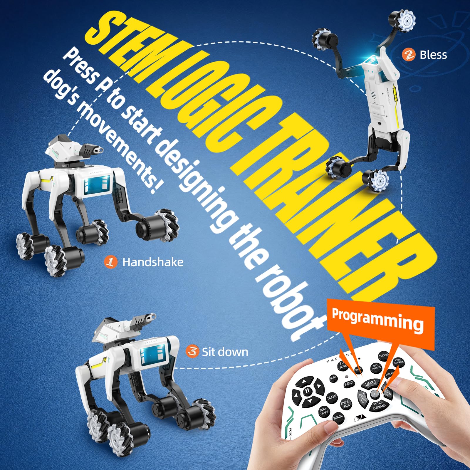 WEACFUS rover with claw attachment ready for object grasping