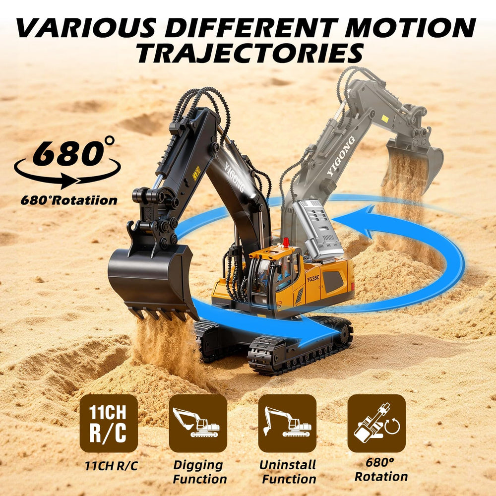 Two rechargeable 1200mAh batteries powering extended digging sessions