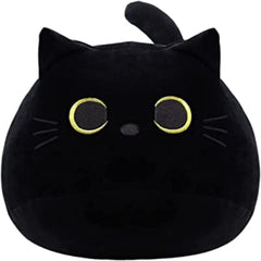 WeBingo Black Cat Plush 16-inch offers cozy, cuddle-worthy comfort.