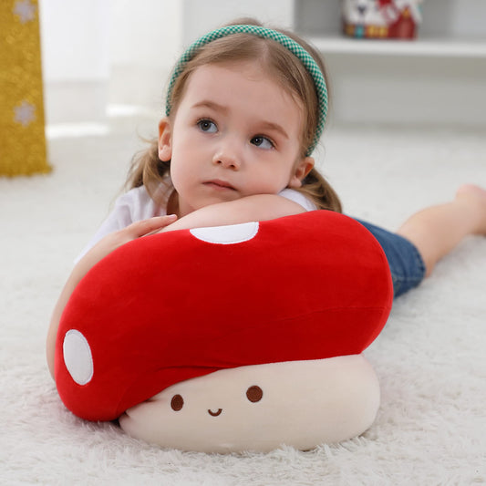 Webingo Mushroom Plush 12inch plush—cozy companion for reading