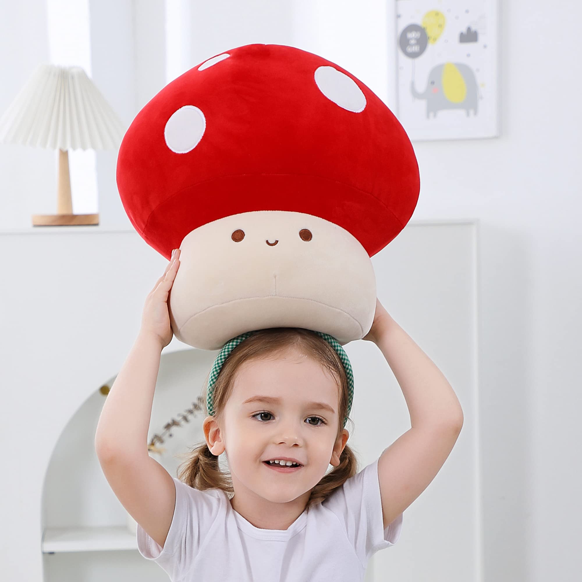 Webingo Mushroom Plush Gift Idea—great for birthdays and holidays