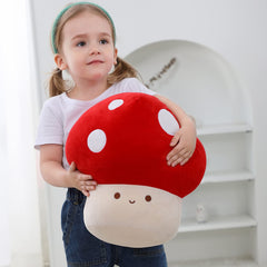 Webingo Mushroom Plush Multi-Purpose—pillow, nap buddy, and decor