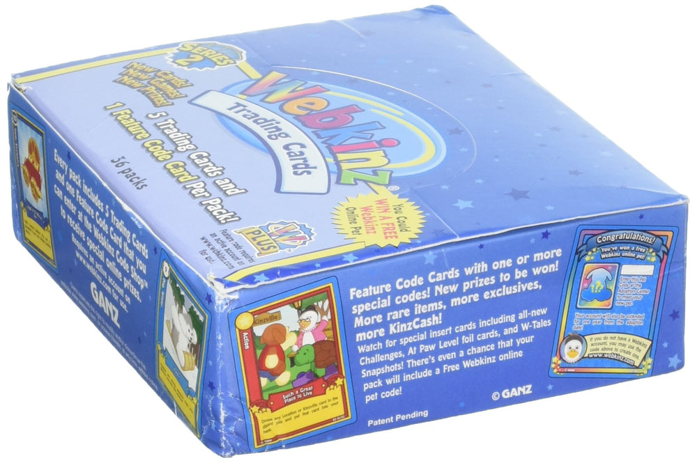 Webkinz Series 2 packs close-up showing colorful card art and collectible appeal.