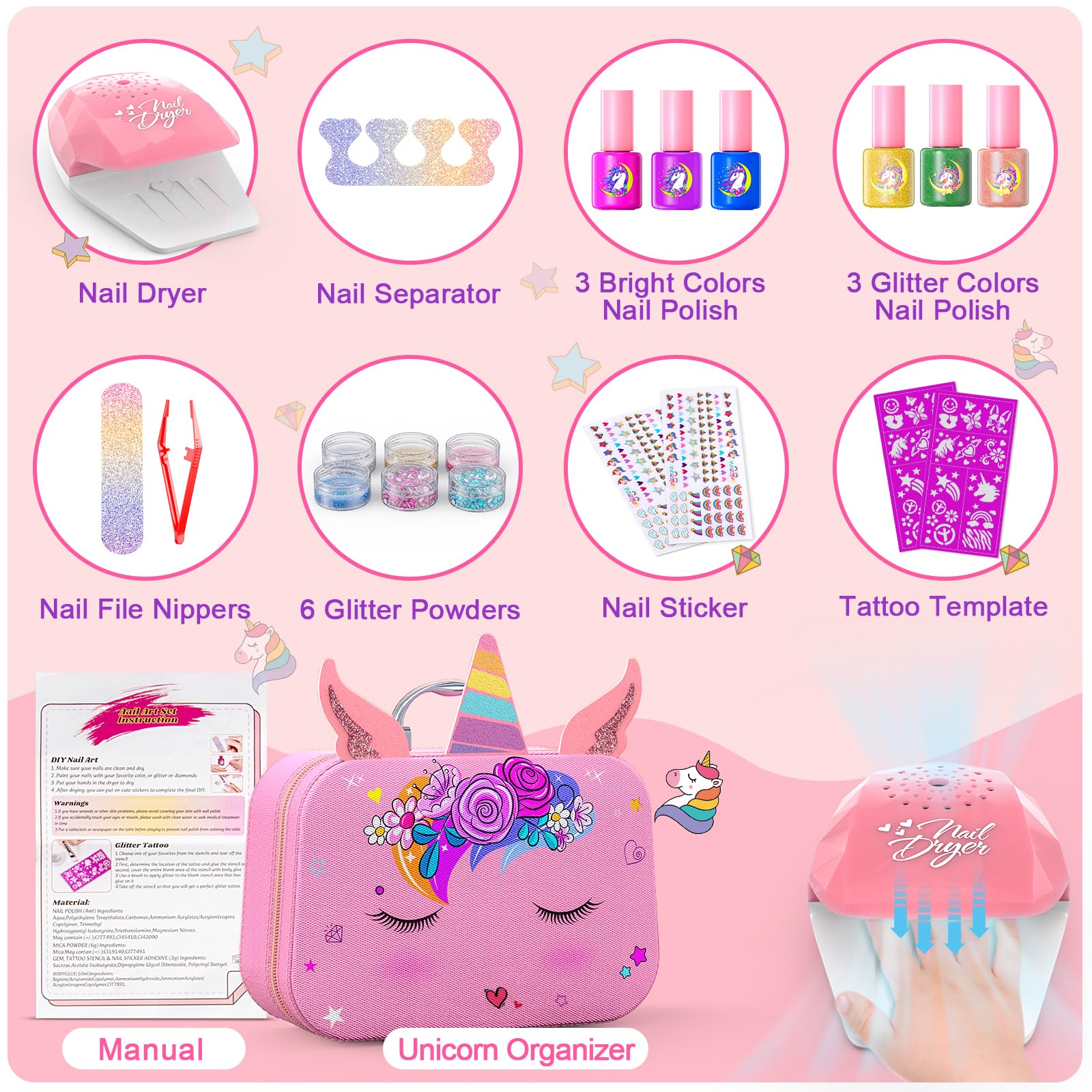 Websonaw DIY nail stickers and tattoo templates encourage creative self-expression.