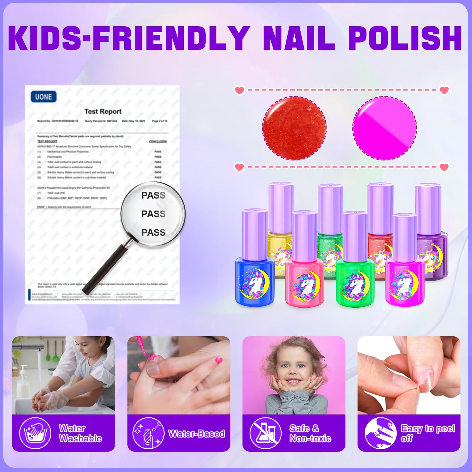 Websonaw fake nails and accessories for playful salon sessions.
