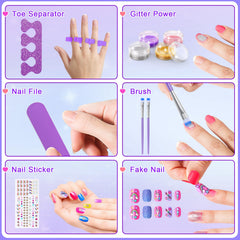 Websonaw peelable water-based polish set for easy, mess-free play.