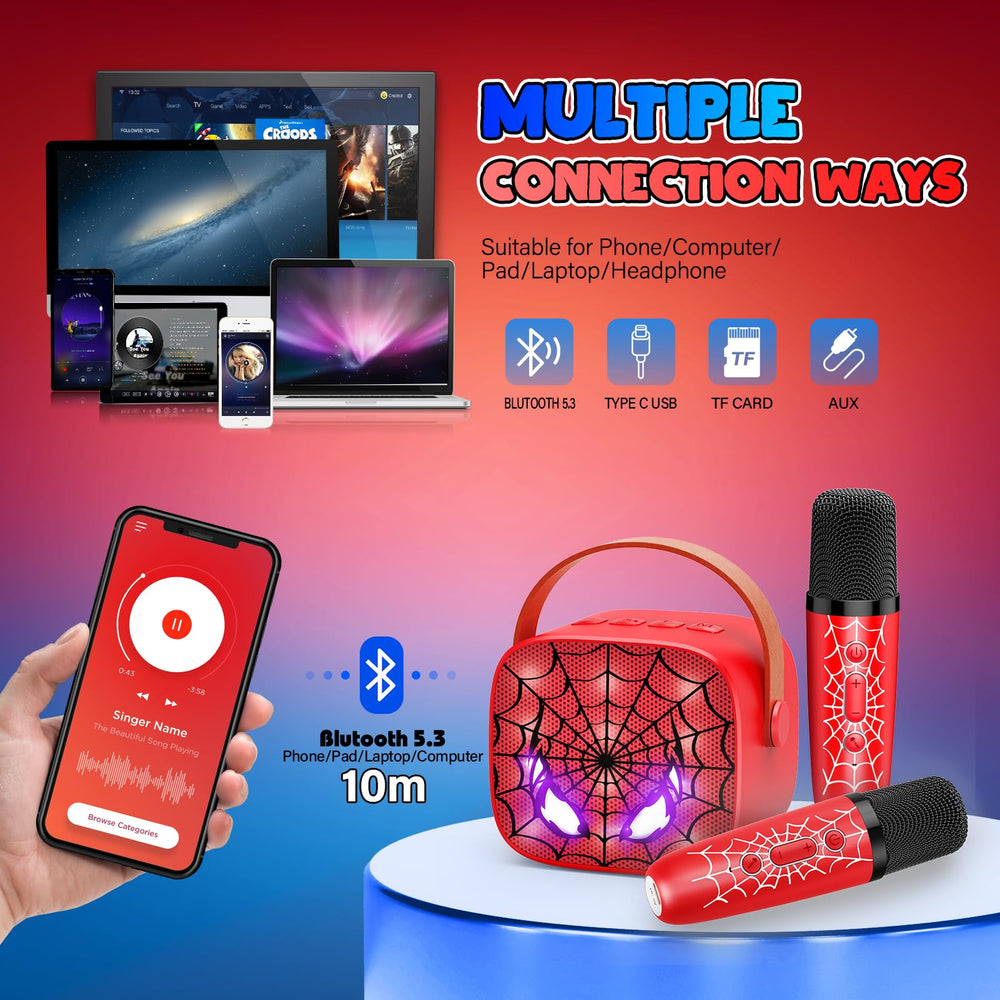 Webspidee mini karaoke machine delivers crisp HiFi sound for lively bedroom jams