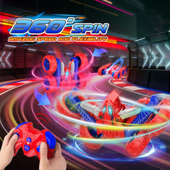 Webspidee RC car lights up for day and night play.