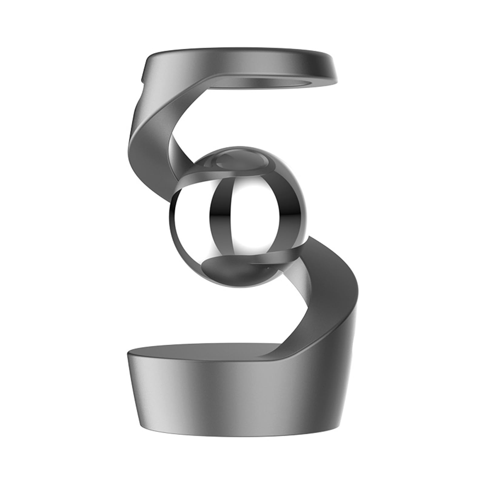 Wecsv gravity-defying kinetic desk toy with gray-silver ball for focus